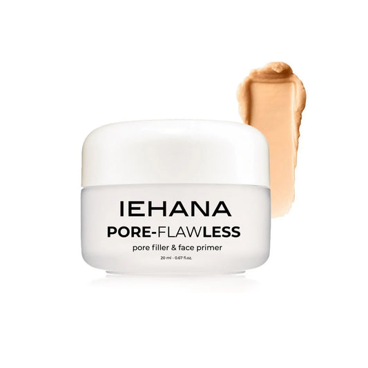 Prebase facial natural con polvo de bambú, minimización de poros, poros impecables, 20 ml