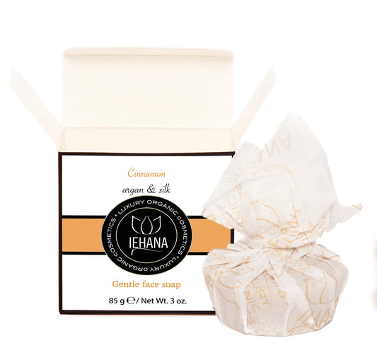 Jabón Limpiador de Canela para Pieles Sensibles y Secas, 85g